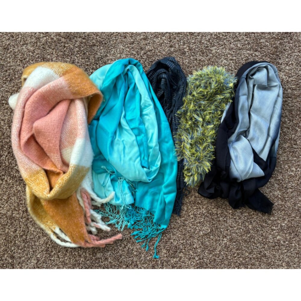 Bundle of 5 Fashion Scarves
